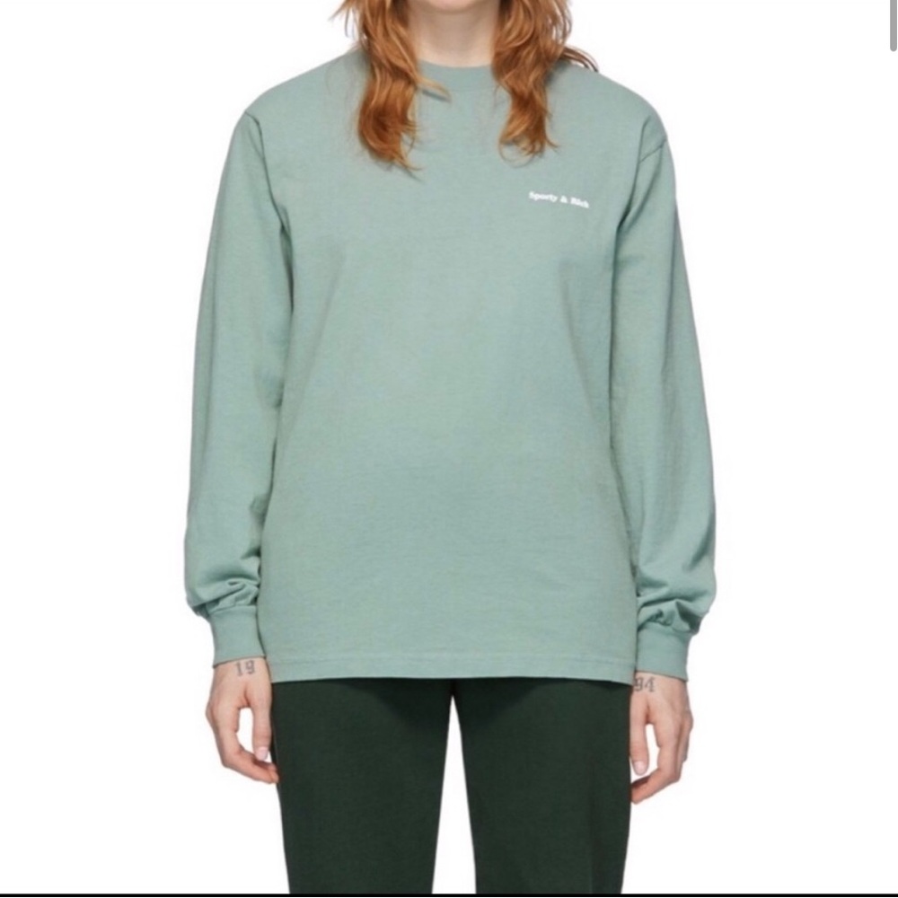Sporty & Rich Fun Logo Long Sleeve Tee